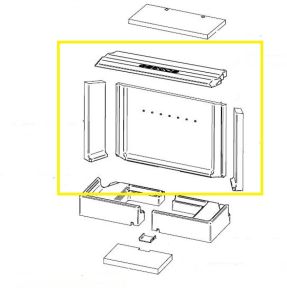 Vervangende binnenwerkset van vermiculiet voor Ci 50 inbouw (model tot sept 2021)