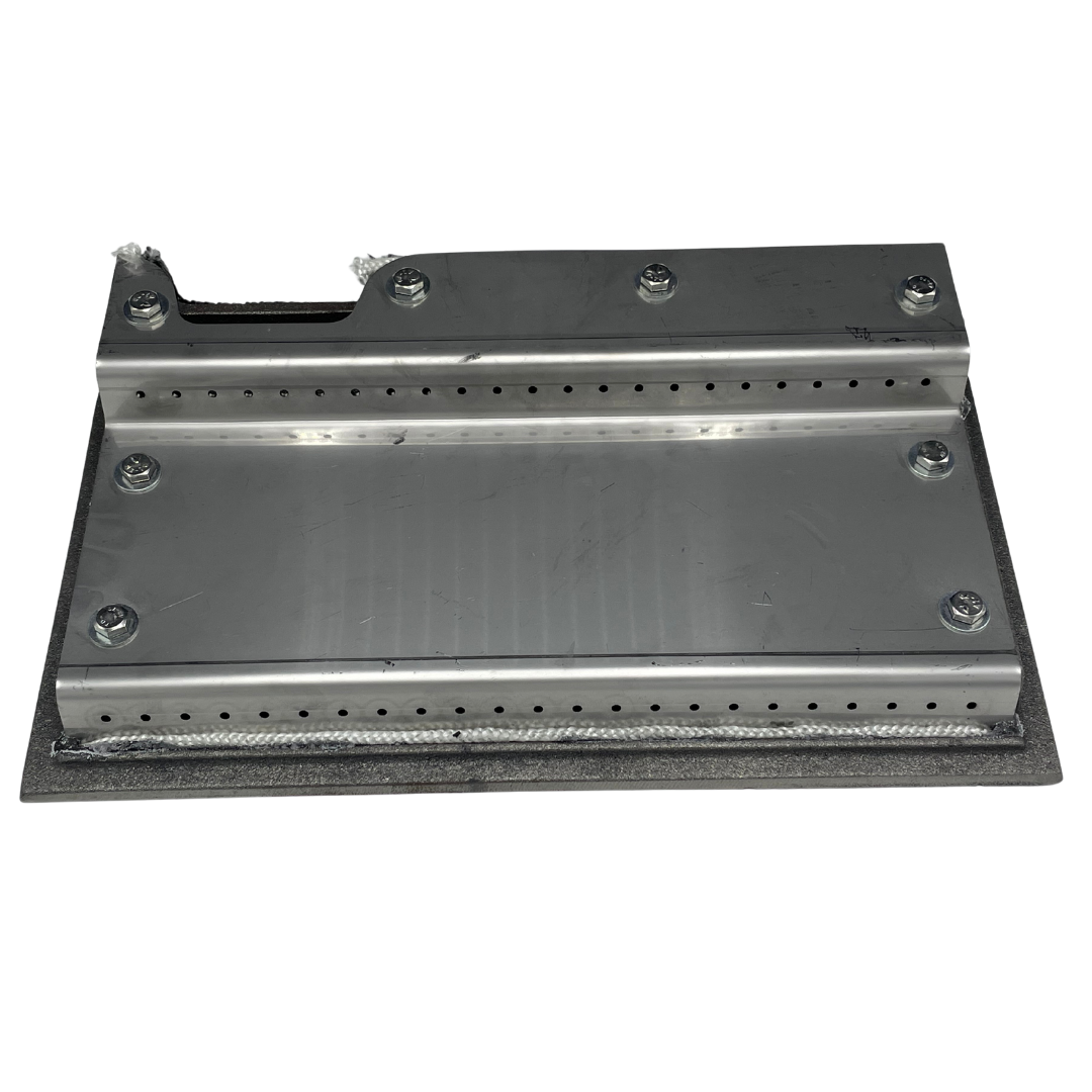 420-632 54141361 Morso vlamplaat incl. naverbranding rvs plaat t.b.v Morso 14121442 en 1452