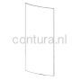 Contura glas zijkant (buitenruit) C 800 serie (603398) Contura glas zijkant (buitenruit) C 800 serie (603398)
