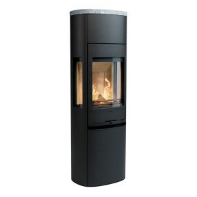 Contura 996.2S Style, zwart, speksteen bovenplaat, gietijzeren deur Contura 996.2S Style, zwart, speksteen bovenplaat, gietijzeren deur