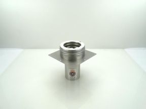Metaloterm dubbelwandige schoorsteenaansluitstuk (Ø 150 mm) + ATAB AT 150 ATSA